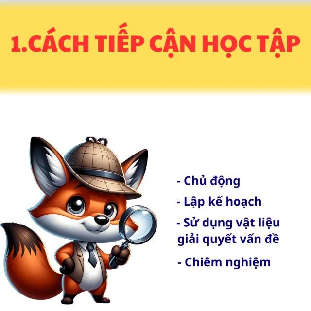 Tranh minh hoạ lĩnh vực Cách tiếp cận học tập