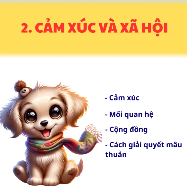 Tranh minh hoạ lĩnh vực Cảm xúc & xã hội