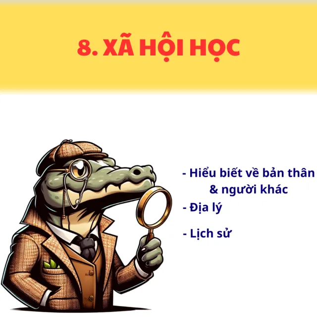 Tranh minh hoạ lĩnh vực Xã hội học