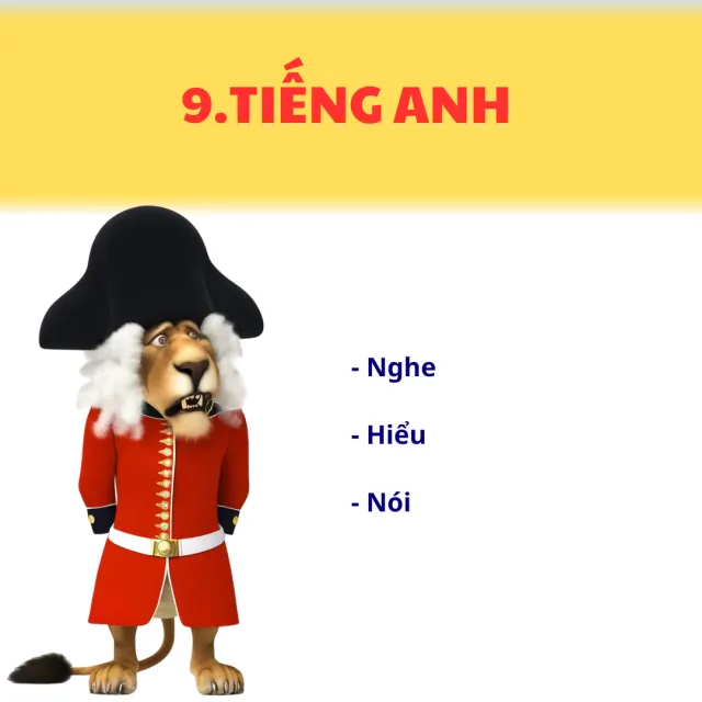 Tranh minh hoạ lĩnh vực Tiếng Anh