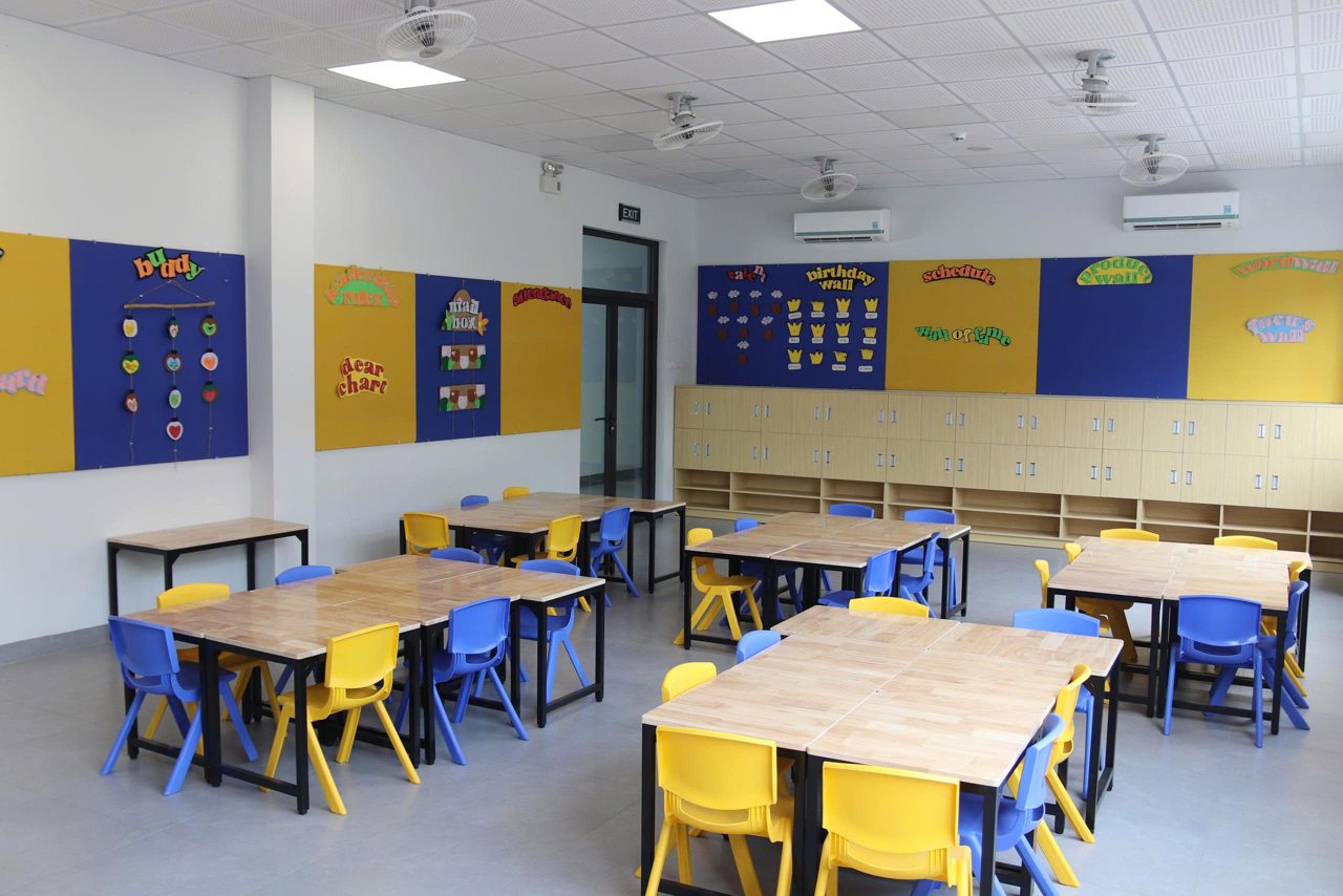 Lớp Mầm non trang trí sẵn sàng đón bé